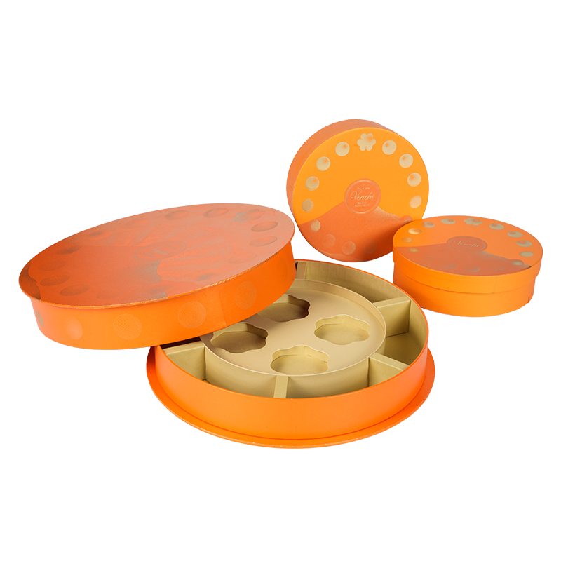 Kotak gula-gula bulat kalis lembapan tegar