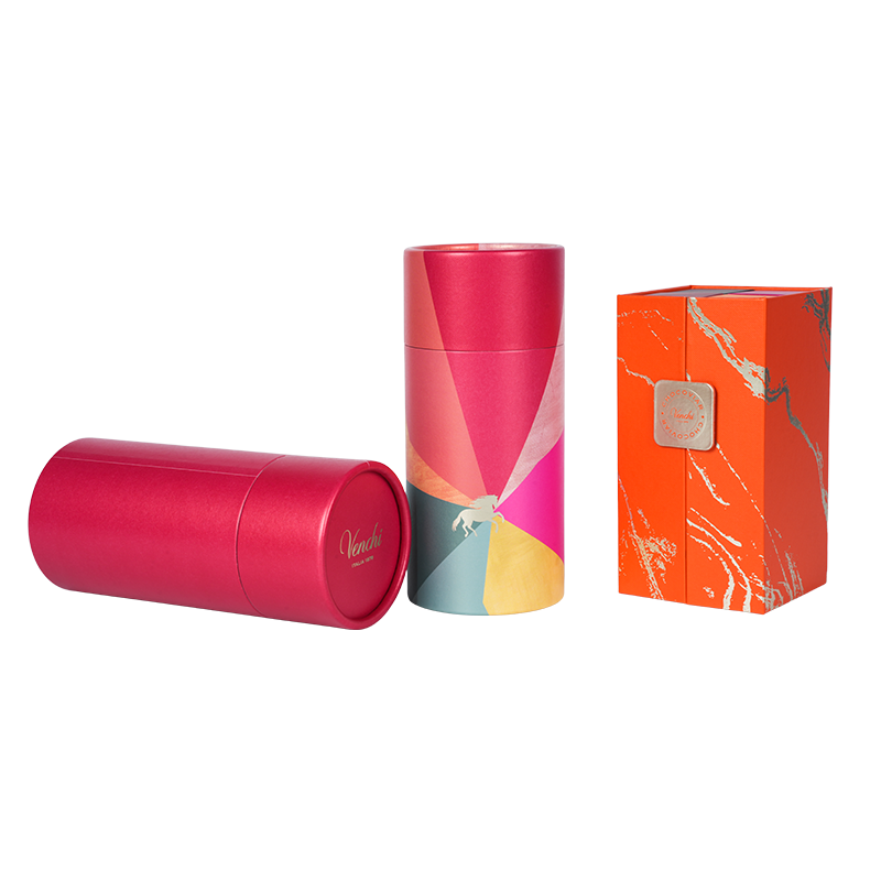 Kotak coklat bulat penutup angkat tegar (syurga-dan-bumi).