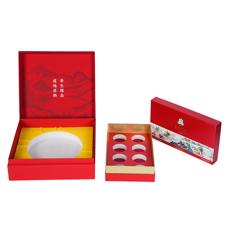 Kotak hadiah sarang burung penutup angkat tegar