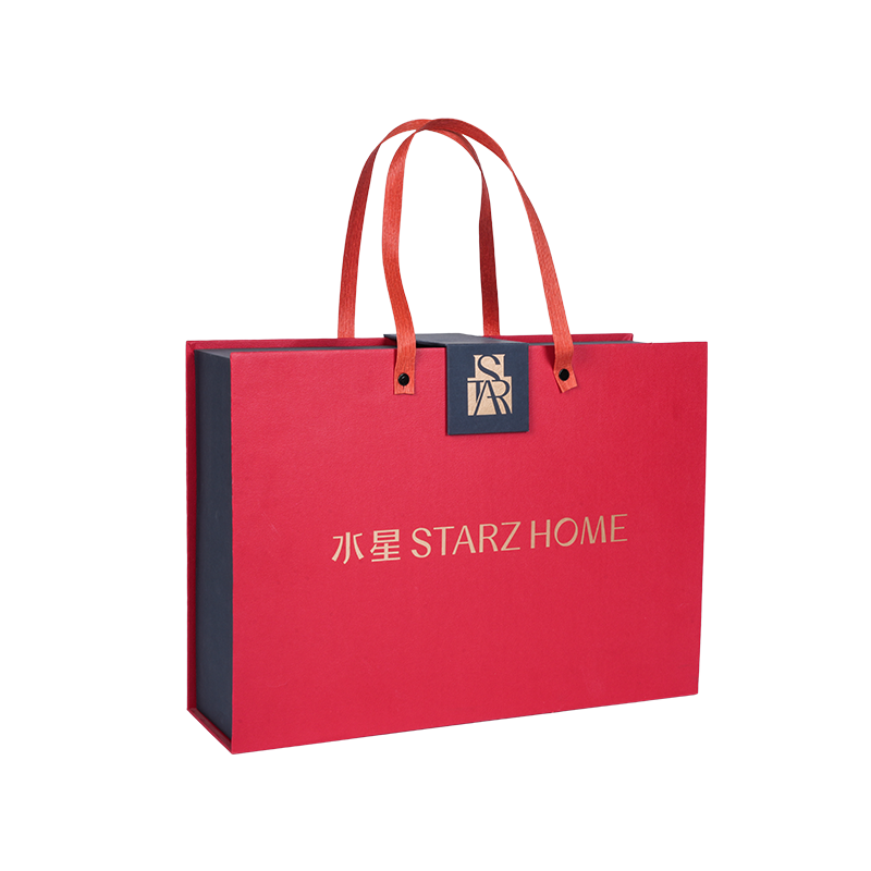 Kotak kertas berbentuk buku berlamina anti-kotoran dan kalis lembapan untuk pembungkusan tekstil rumah