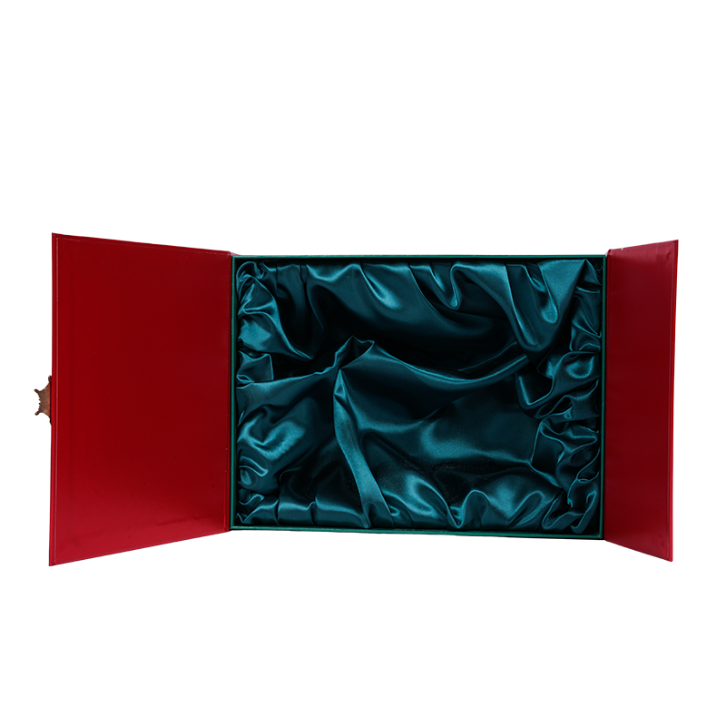 Kotak pembungkusan kek dua pintu tegar