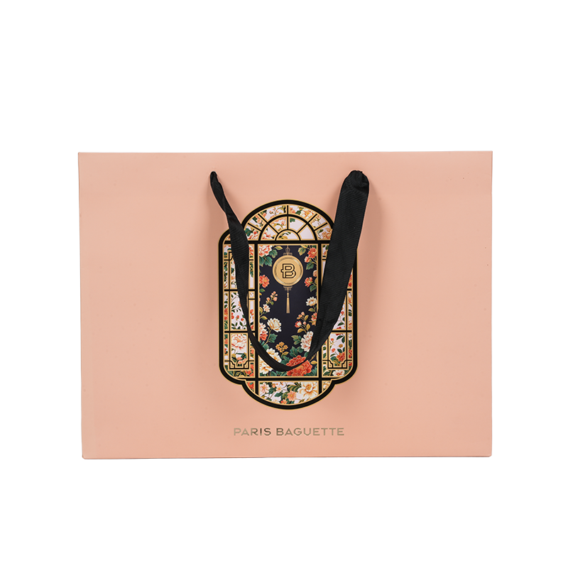 Pemegang kalis air kraft/beg bawa kek kadbod putih