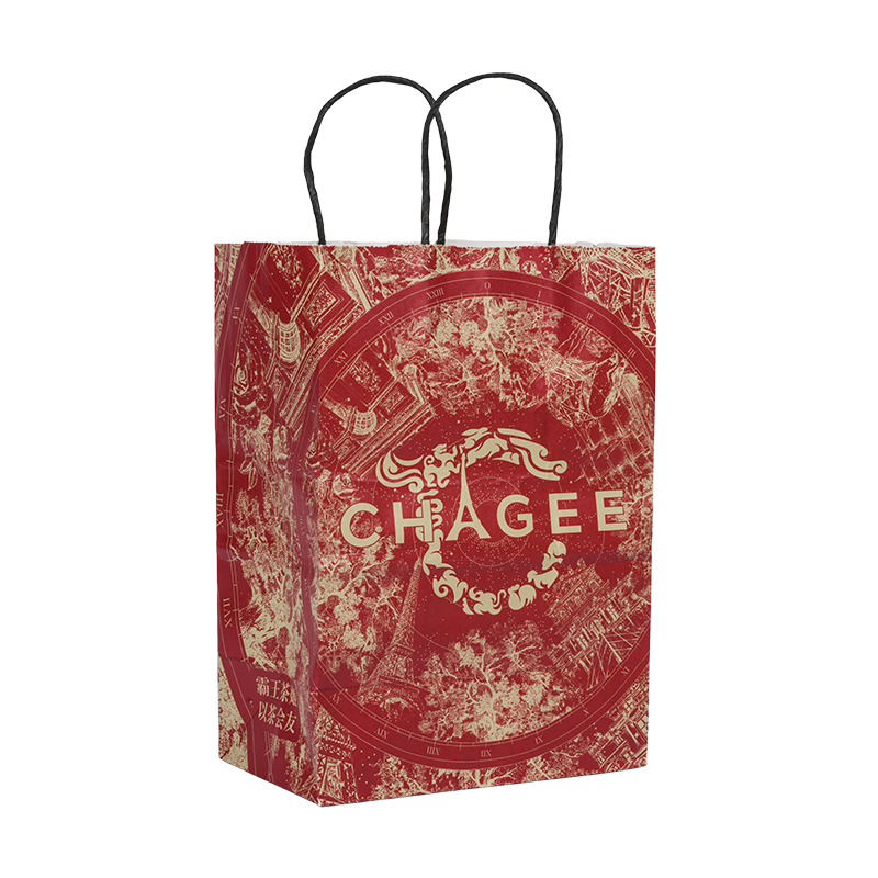 Beg kertas kadbod putih timbul setem panas untuk pembungkusan minyak wangi