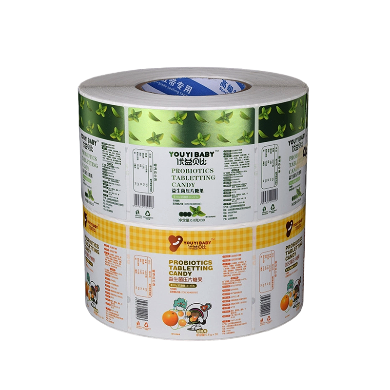 Label pelekat kertas bersalut