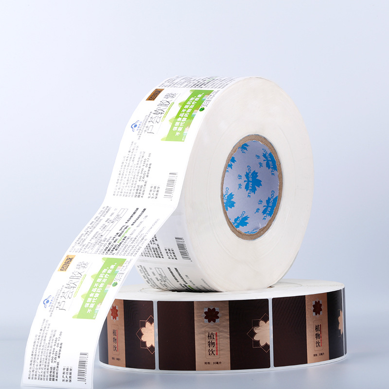 Label pelekat diri untuk suplemen kesihatan